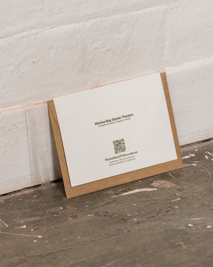 Marina Bay Sands Theatre, Singapore I - Greeting Card