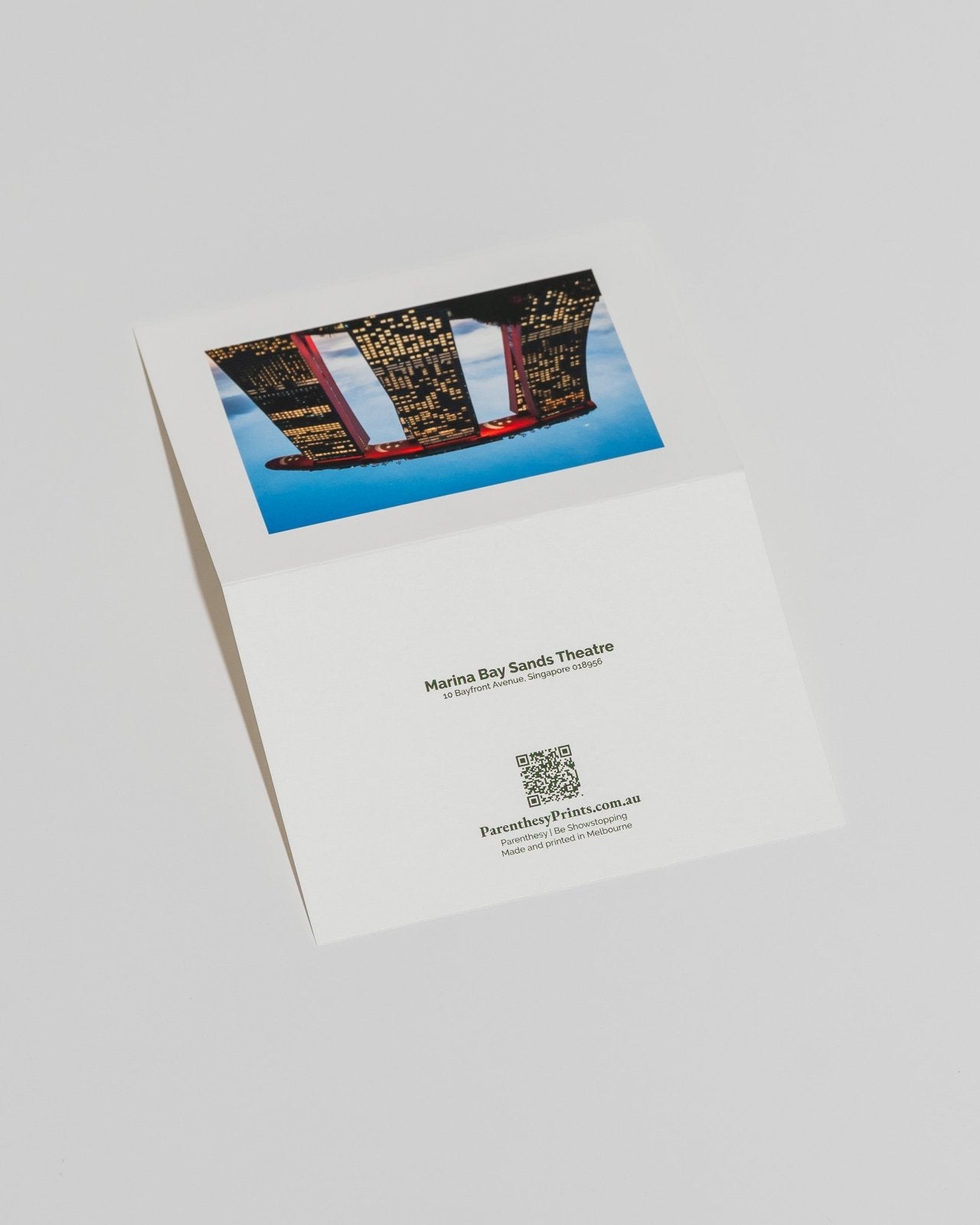 Marina Bay Sands Theatre, Singapore I - Greeting Card