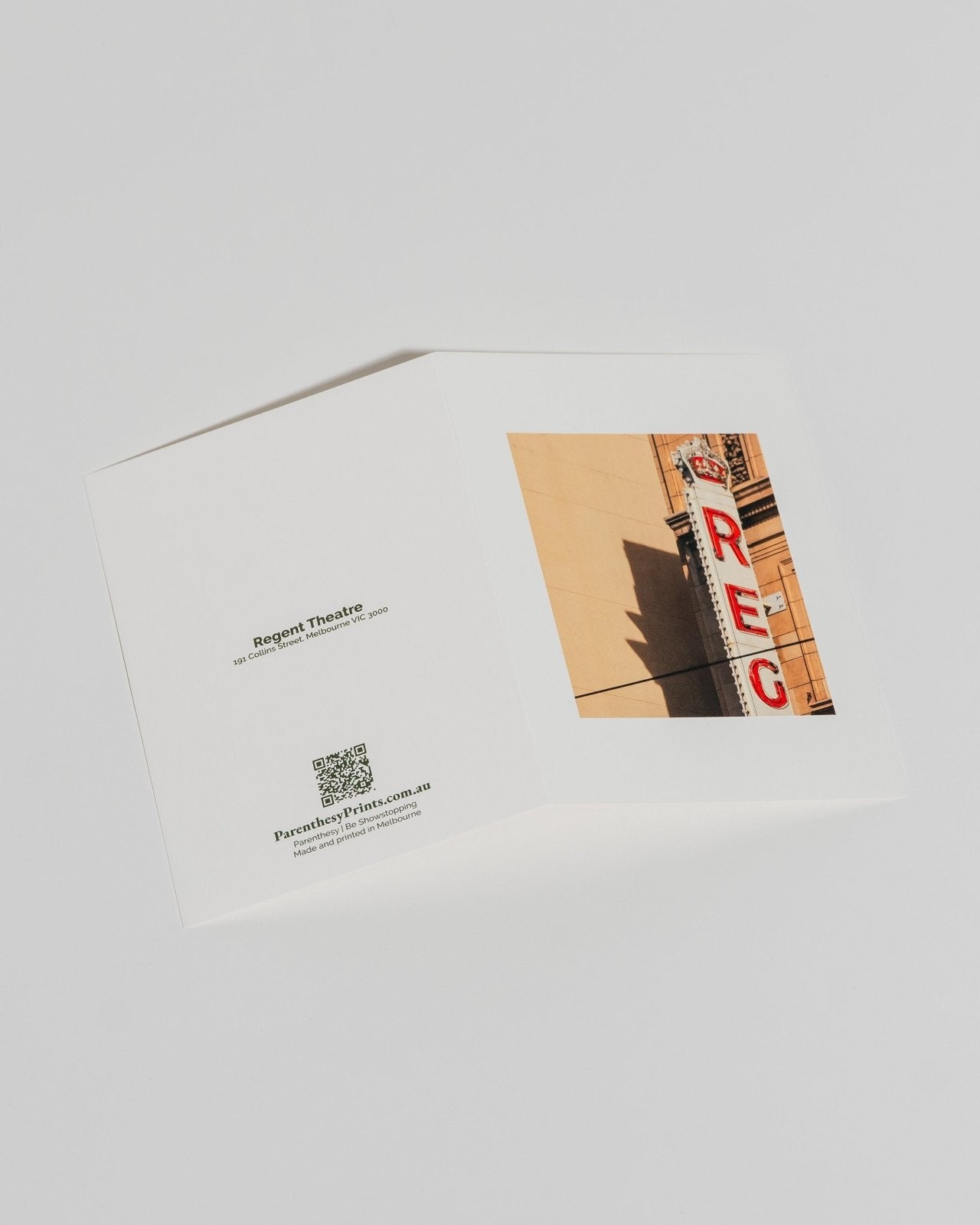 Regent Theatre, Melbourne I - Greeting Card